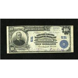 Morris, IL - $10 1902 Plain Back Fr. 624 The Gru