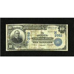 Quincy, IL - $10 1902 Plain Back Fr. 626 The Qui
