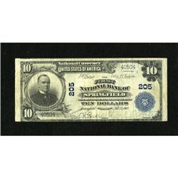 Springfield, IL - $10 1902 Plain Back Fr. 624 Th