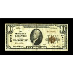 Boonville, IN - $10 1929 Ty. 1 First NB Ch. # 10