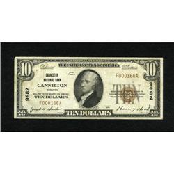 Cannelton, IN - $10 1929 Ty. 1 Cannelton NB Ch.