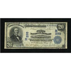 Mount Pleasant, IA - $20 1902 Date Back Fr. 642