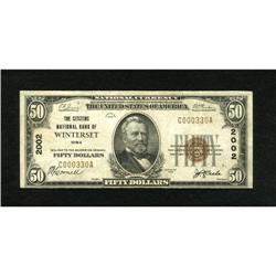 Winterset, IA - $50 1929 Ty. 1 The Citizens NB C