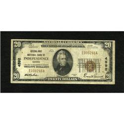 Independence, KS - $20 1929 Ty. 1 Citizens-First
