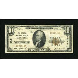 Danville, KY - $10 1929 Ty. 1 The Citizens NB Ch