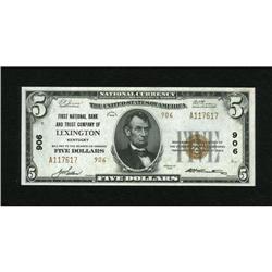 Lexington, KY - $5 1929 Ty. 2 The First & City N