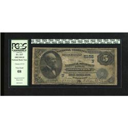 Boston, MA - $5 1882 Date Back Fr. 537 The Natio
