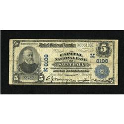 Saint Paul, MN - $5 1902 Plain Back Fr. 599 The