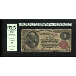 Saint Louis, MO - $5 1882 Brown Back Fr. 474 The