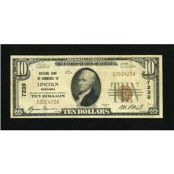 Lincoln, NE - $10 1929 Ty. 1 NB of Commerce Ch.
