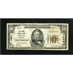 Omaha, NE - $50 1929 Ty. 1 The Omaha NB Ch. # 16