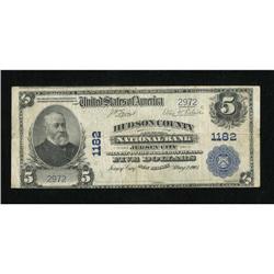 Jersey City, NJ - $5 1902 Plain Back Fr. 598 The