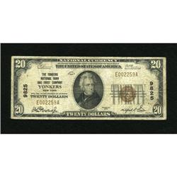 Yonkers, NY - $20 1929 Ty. 1 The Yonkers NB & TC