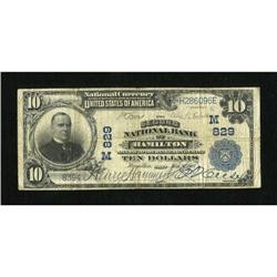 Hamilton, OH - $10 1902 Plain Back Fr. 624 The S
