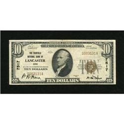 Lancaster, OH - $10 1929 Ty. 1 The Fairfield NB