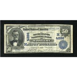 Massillon, OH - $50 1902 Date Back Fr. 670 The M