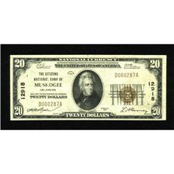 Muskogee, OK - $20 1929 Ty. 1 The Citizens NB Ch