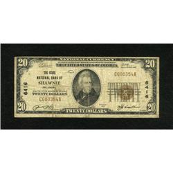 Shawnee, OK - $20 1929 Ty. 1 The State NB Ch. #