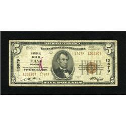 Tulsa, OK - $5 1929 Ty. 2 NB of Tulsa Ch. # 1367