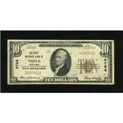 Vinita, OK - $10 1929 Ty. 1 The First NB Ch. # 4