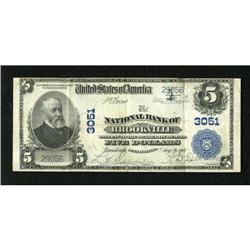 Brookville, PA - $5 1902 Plain Back Fr. 598 The