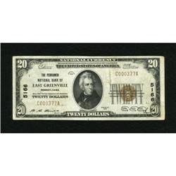 East Greenville, PA - $20 1929 Ty. 1 The Perkiom