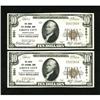Image 1 : Consecutive Pair of Grove City, PA - $10 1929 Ty