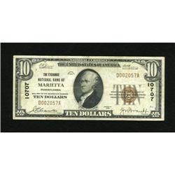 Marietta, PA - $10 1929 Ty. 1 The Exchange NB Ch