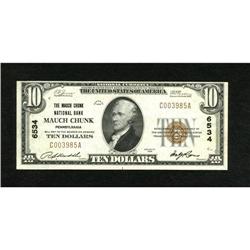 Mauch Chunk, PA - $10 1929 Ty. 1 The Mauch Chunk