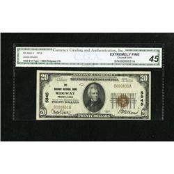 Ridgway, PA - $20 1929 Ty. 1 The Ridgway NB Ch.