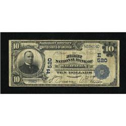 Warren, PA - $10 1902 Plain Back Fr. 624 The Fir