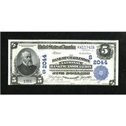 Charleston, SC - $5 1902 Date Back Fr. 594 The B