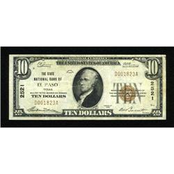 El Paso, TX - $10 1929 Ty. 1 The State NB Ch. #