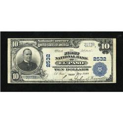 El Paso, TX - $10 1902 Plain Back Fr. 633 The Fi
