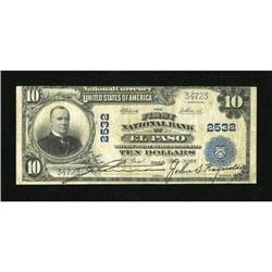 El Paso, TX - $10 1902 Plain Back Fr. 633 The First NB
