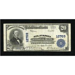 El Paso, TX - $20 1902 Plain Back Fr. 661 El Pas