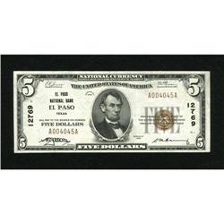 El Paso, TX - $5 1929 Ty. 1 El Paso NB Ch. # 127