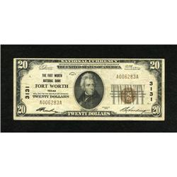 Fort Worth, TX - $20 1929 Ty. 1 The Fort Worth N
