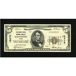 Galveston, TX - $5 1929 Ty. 1 The United States