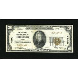 Hillsboro, TX - $20 1929 Ty. 1 The Citizens NB C
