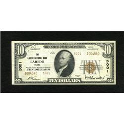 Laredo, TX - $10 1929 Ty. 2 The Laredo NB Ch. #