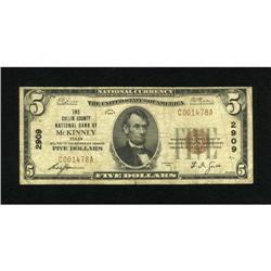 McKinney, TX - $5 1929 Ty. 1 The Collin County N