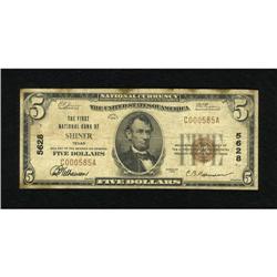 Shiner, TX - $5 1929 Ty. 1 The First NB Ch. # 56