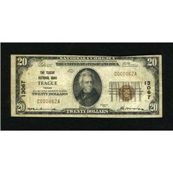 Teague, TX - $20 1929 Ty. 1 The Teague NB Ch. #
