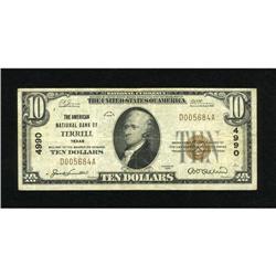 Terrell, TX - $10 1929 Ty. 1 The American NB Ch.