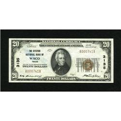 Waco, TX - $20 1929 Ty. 1 The Citizens NB Ch. #