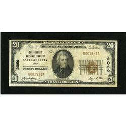Salt Lake City, UT - $20 1929 Ty. 1 The Deseret