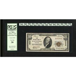 Wauwatosa, WI - $10 1929 Ty. 1 First NB Ch. # 86