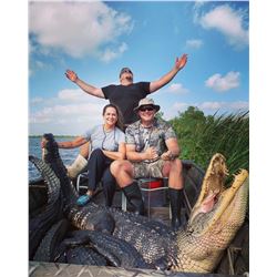 Louisiana - Trophy Alligator Hunt for 1 hunter and 1 observer
