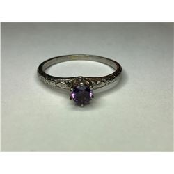 Platinum Gold Gemstone Ring